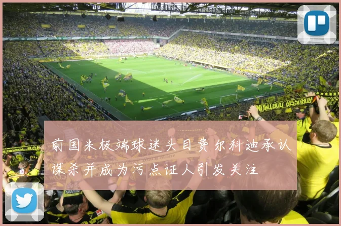 前国米极端球迷头目费尔科迪承认谋杀并成为污点证人引发关注
